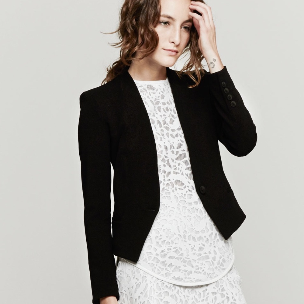 Helmut Lang smoky tux blazer